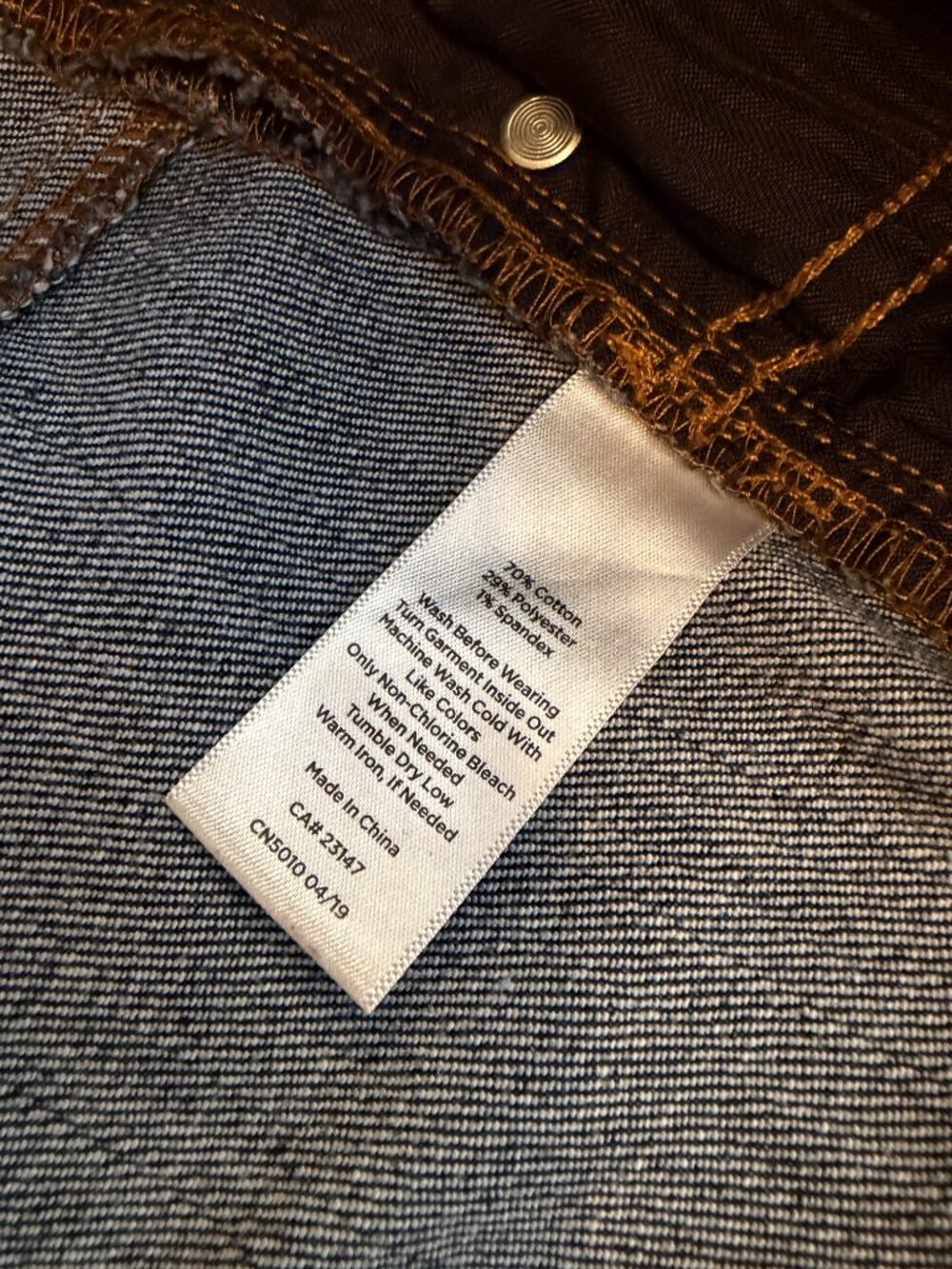 TALBOTS Flawless Girlfriend Jeans Womens 14W Dark Wash Mid-Rise Straight Leg - Picture 4 of 6